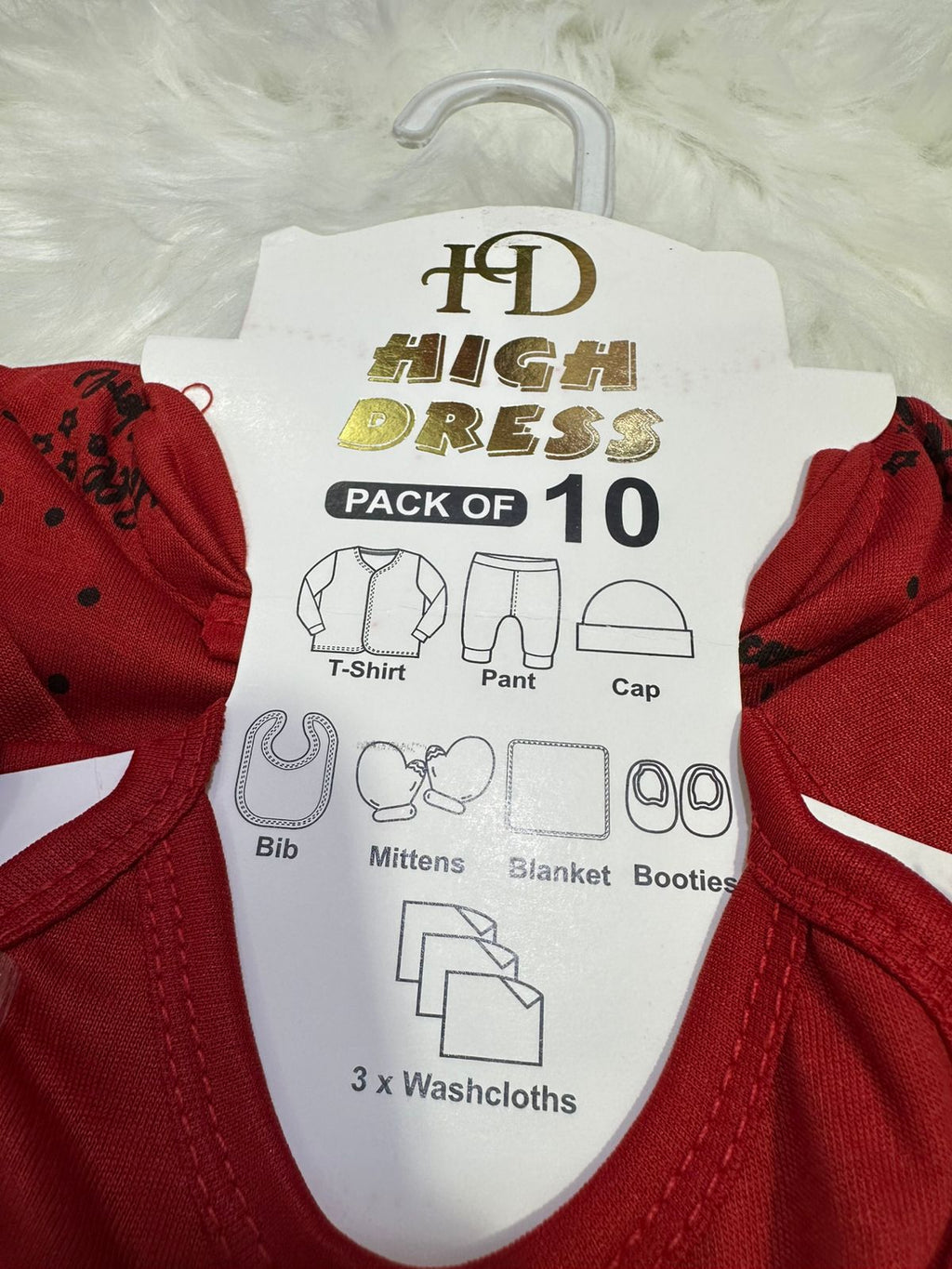 10 Pcs Newborn Starter Set –  Welcome to the World Design