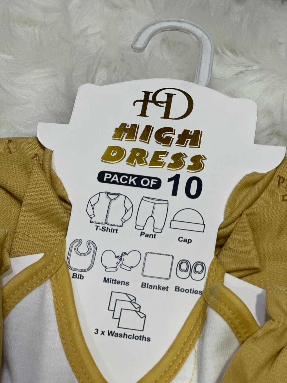 10 Pcs Newborn Starter Set –  Welcome to the World Design