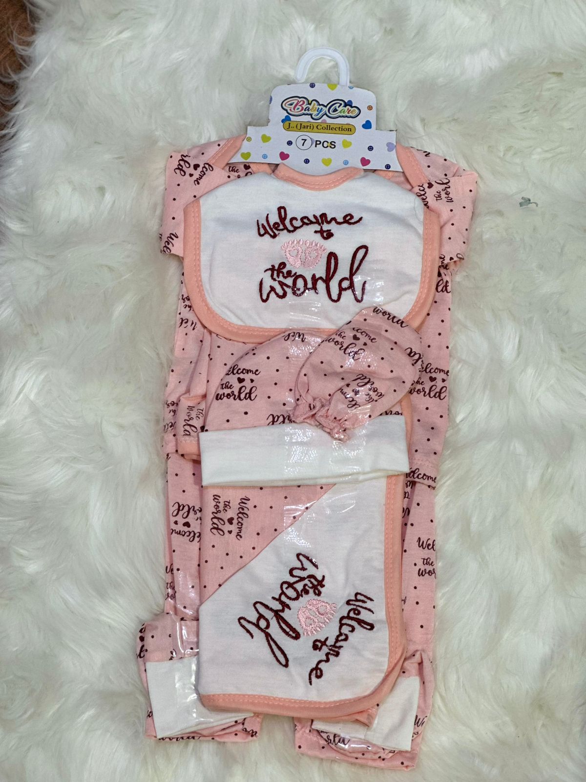 7 Pcs Newborn Starter Set – Welcome to the Design | 3 Colors Available