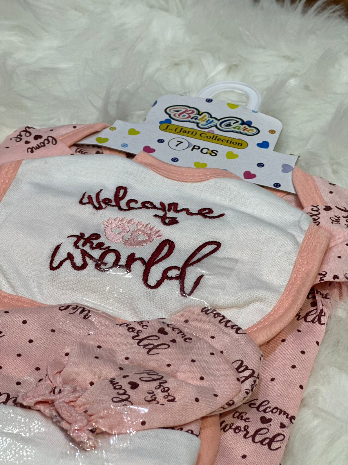 7 Pcs Newborn Starter Set – Welcome to the Design | 3 Colors Available