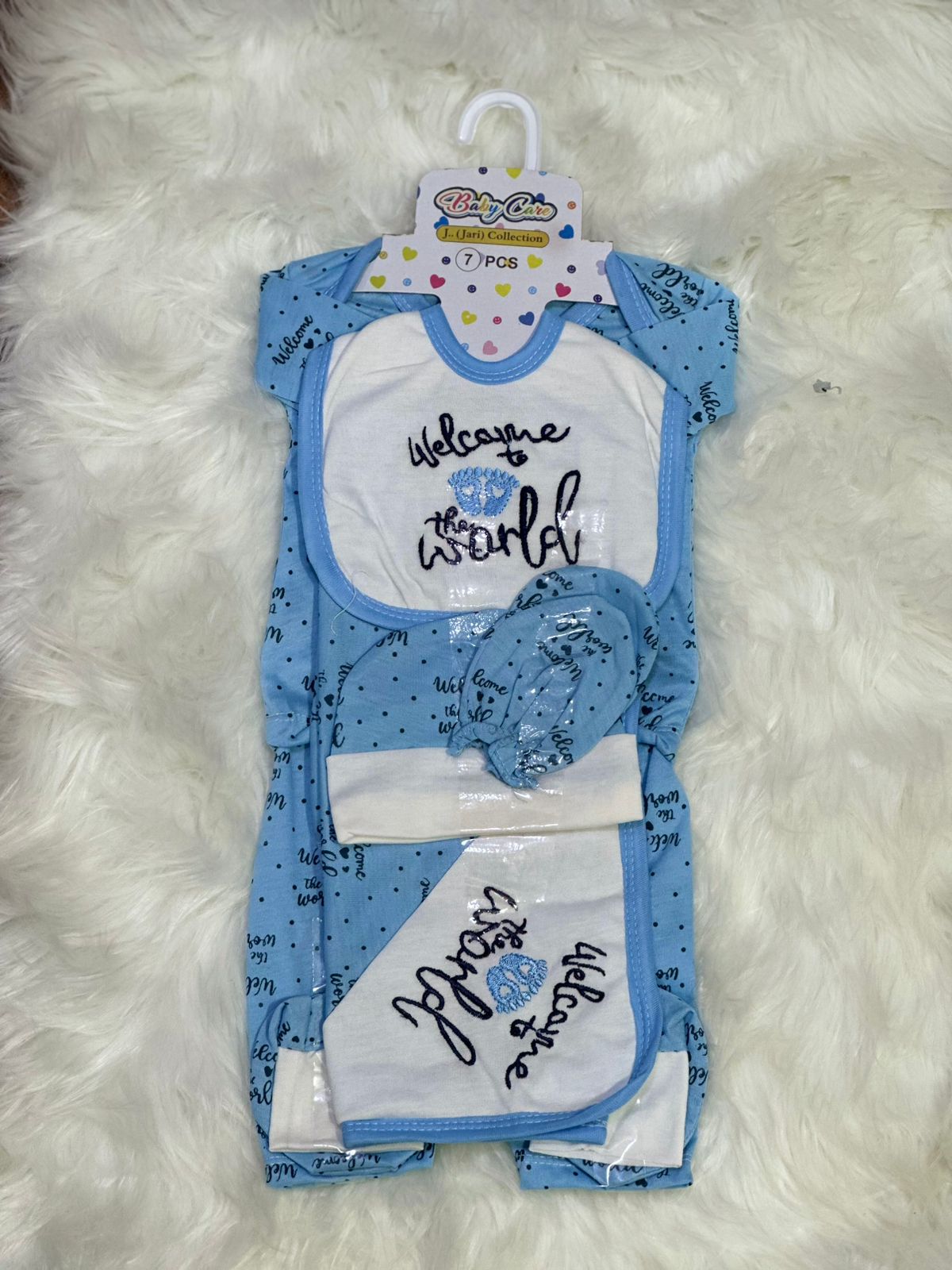 7 Pcs Newborn Starter Set – Welcome to the Design | 3 Colors Available