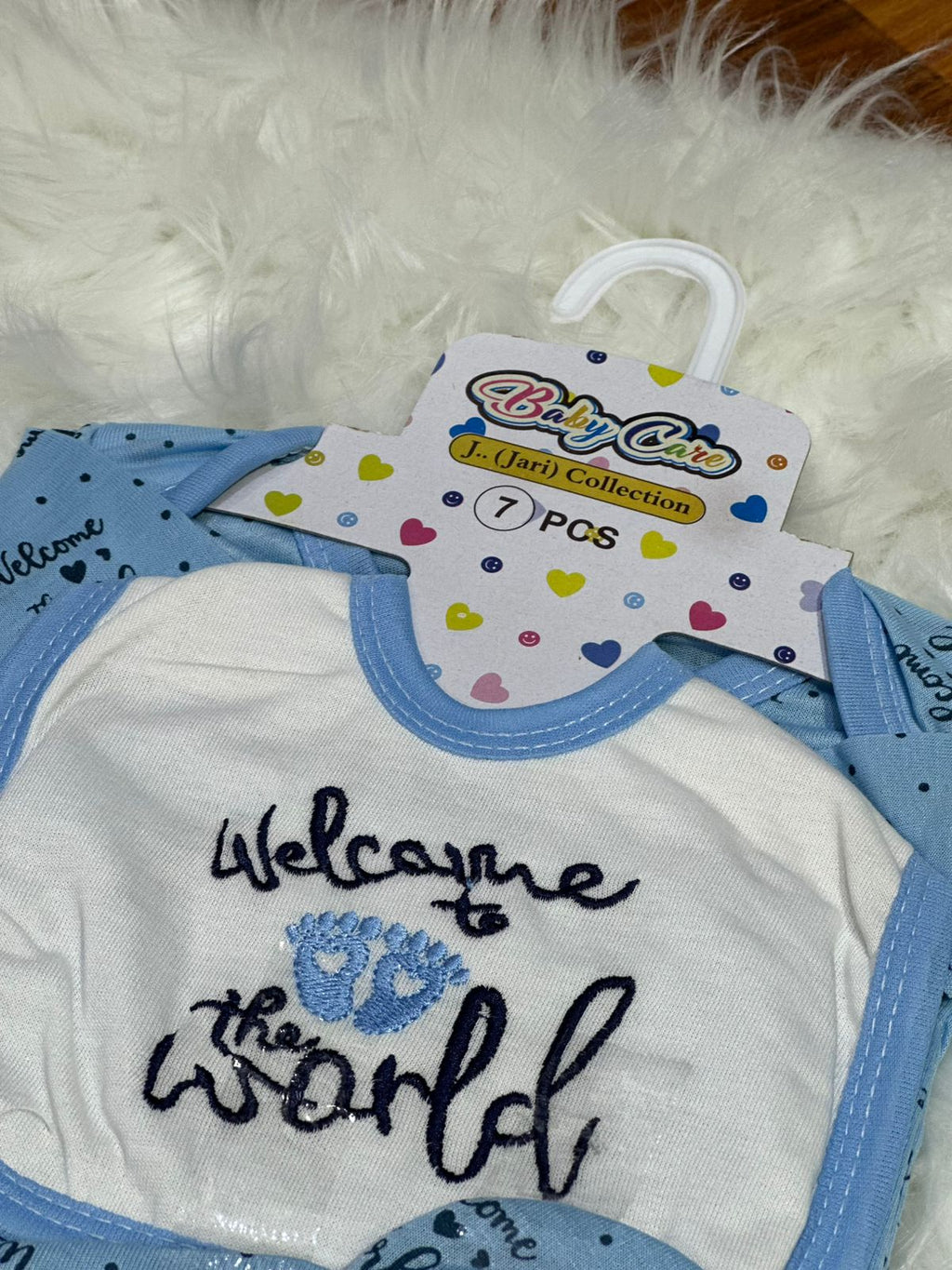 7 Pcs Newborn Starter Set – Welcome to the Design | 3 Colors Available