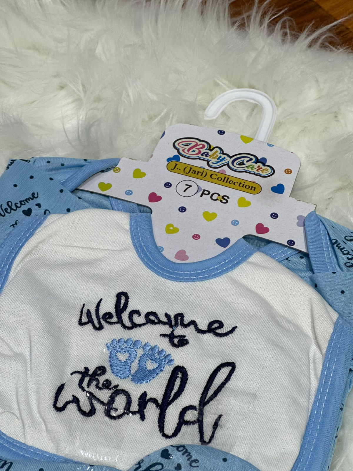 7 Pcs Newborn Starter Set – Welcome to the Design | 3 Colors Available
