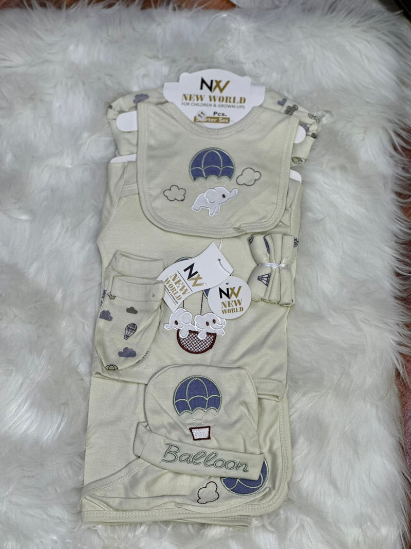 11 Pcs Newborn Starter Set – Premium Sage Grey Collection