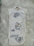11 Pcs Newborn Starter Set – Premium White Prince Design