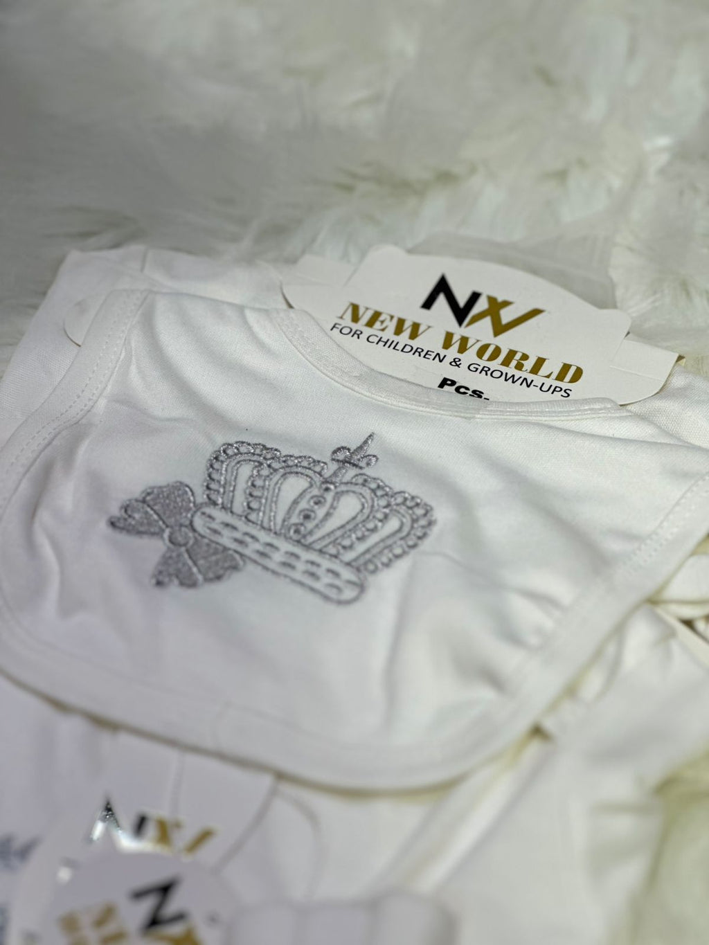 11 Pcs Newborn Starter Set – Premium White Prince Design