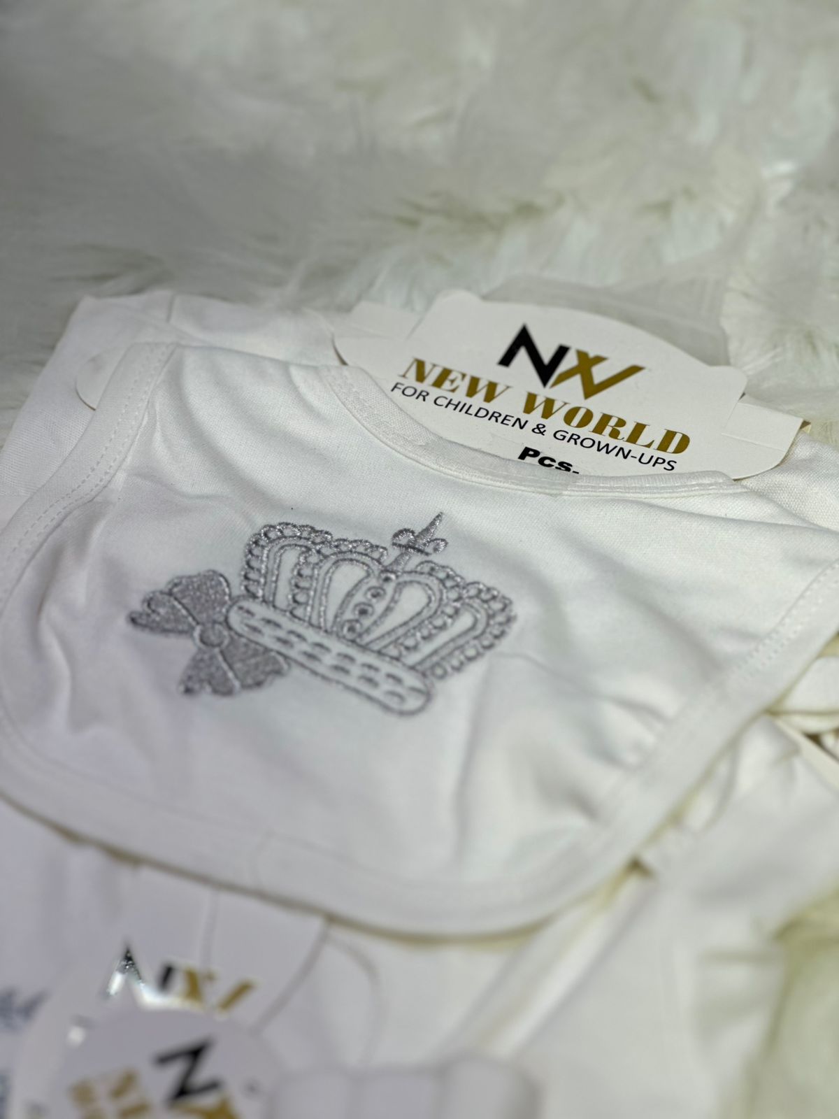 11 Pcs Newborn Starter Set – Premium White Prince Design
