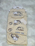 11 Pcs Unisex Newborn Baby Starter Set – Welcome Designs & Complete Baby Essentials