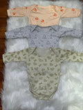 Pack of 3 Baby Bodysuits – Soft, Premium &amp; Comfortable Everyday Wear
