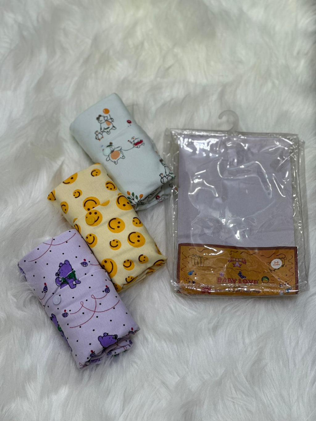 Pack of 3 Baby Rompers – Premium Soft & Comfortable Everyday Wear - 0-12 Months