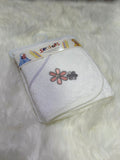 Baby Bath Towel – Full Size, Soft & Highly Absorbent - WHITE