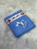 Baby Bath Towel – Full Size, Soft & Highly Absorbent - BLUE