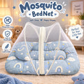 Baby D Net Mosquito Nest – Unisex - Printed Nest | Soft & Comfortable Newborn Bed