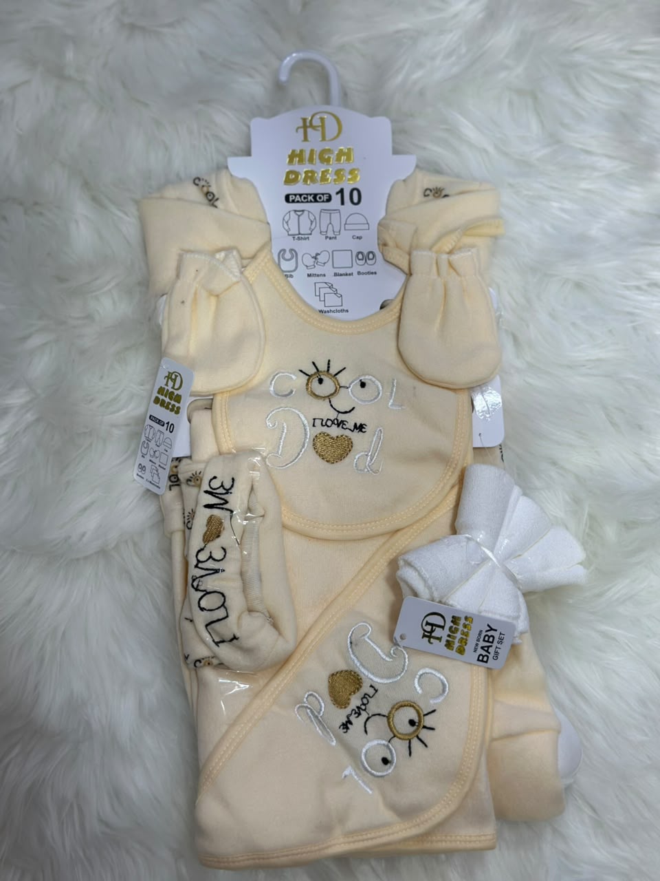 High Quality Newborn 10 Pcs Starter Set - Winter Stuff - Unisex