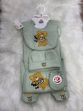 Premium Quality Newborn 10 Pcs Starter Set - Winter Stuff - Green