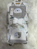 Premium Quality Newborn 10 Pcs Starter Set - Velvet Stuff - Gray