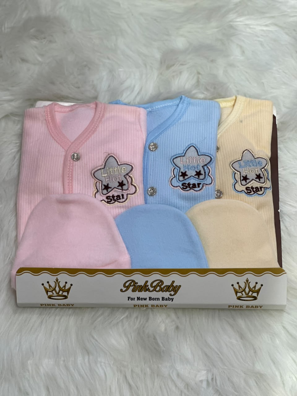 Pack of 3 Newborn Suit - Winter Fabric - 0-3 Months - Unisex