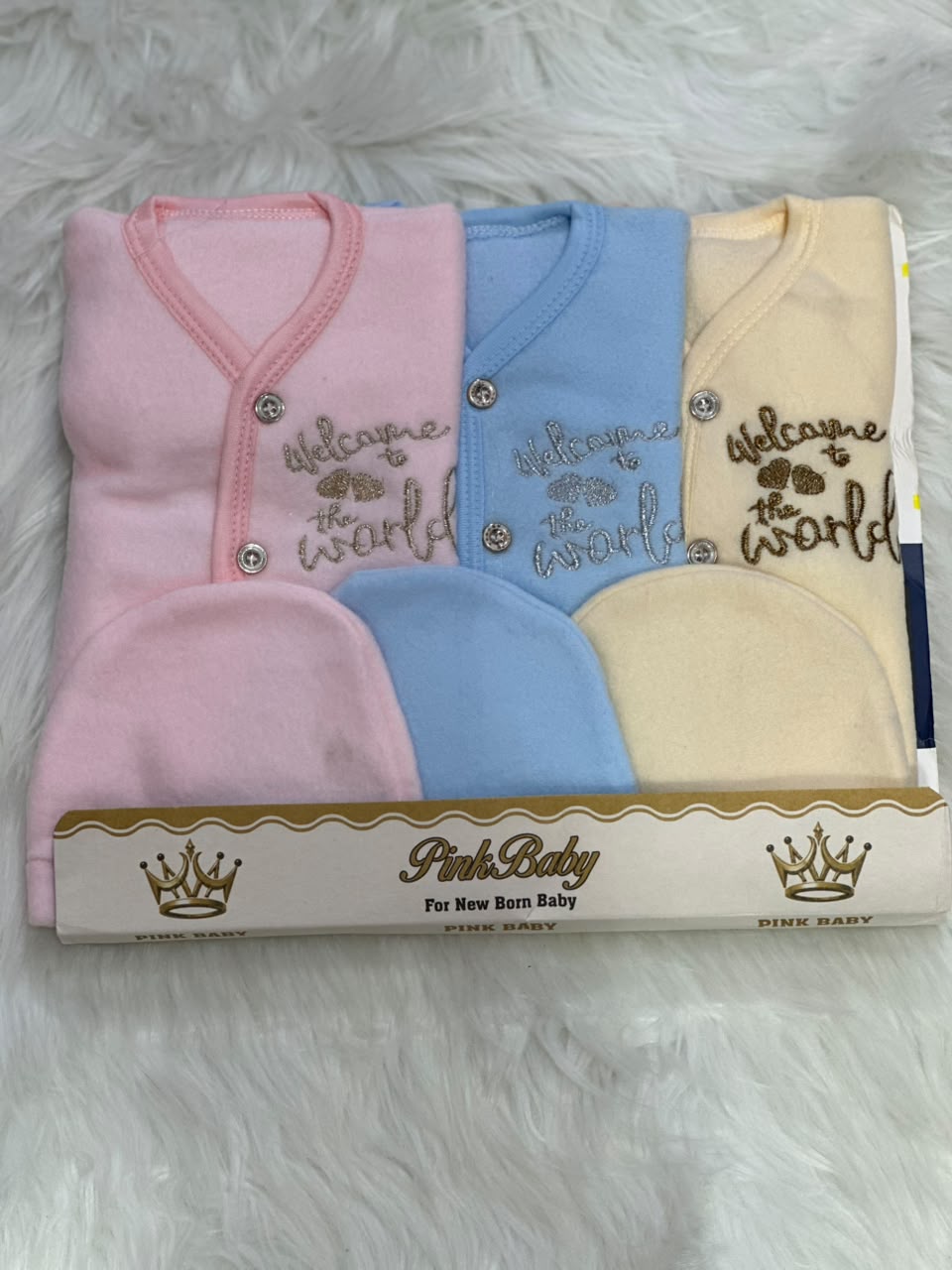 Pack of 3 Newborn Suit - Winter Fabric - 0-3 Months - Unisex