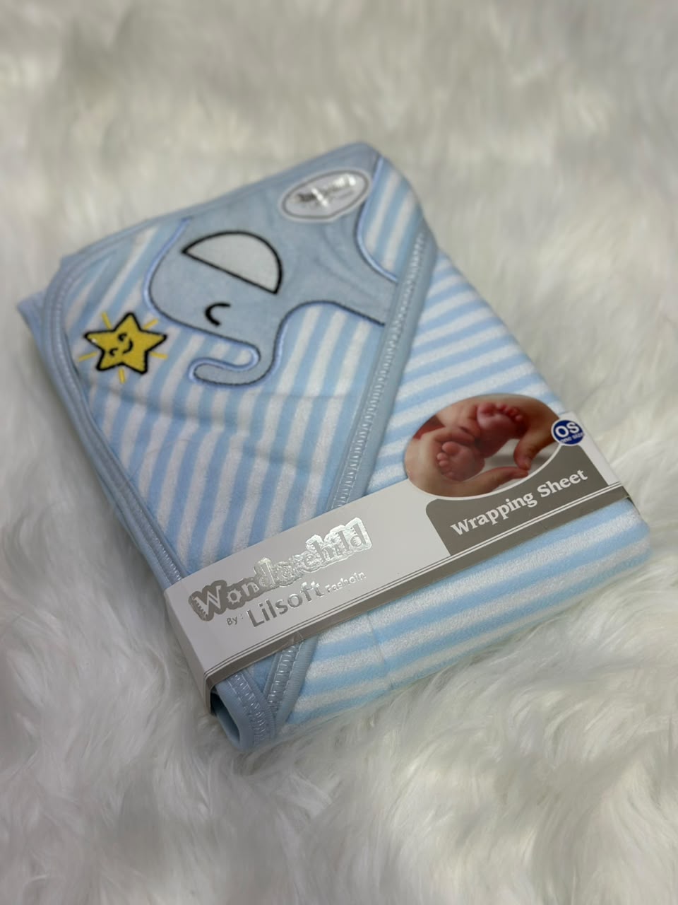 Premium Quality Baby Hooded Bath Towel - Blue