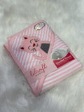 Premium Quality Baby Hooded Bath Towel - Pink