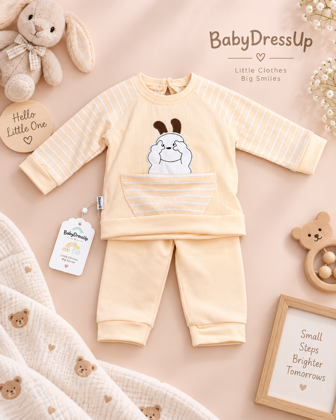 Premium Unisex Fancy Suiting Outfit for Babies – 0 to 12 Months
