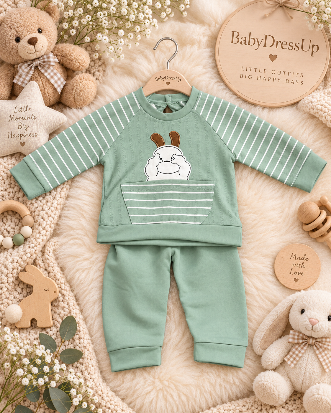 Premium Unisex Fancy Suiting Outfit for Babies – 0 to 12 Months