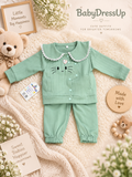 Premium Newborn Fancy Suiting Outfit for Baby Girl – 0 to 12 Months