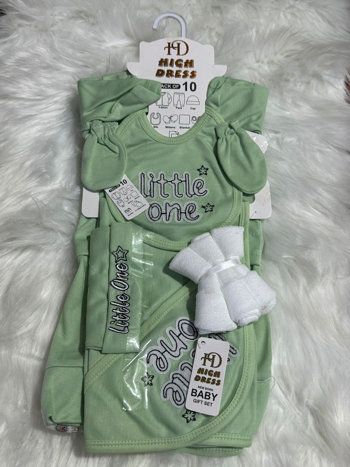 Newborn Baby 10-Piece Starter Set – Complete Essentials Gift Set